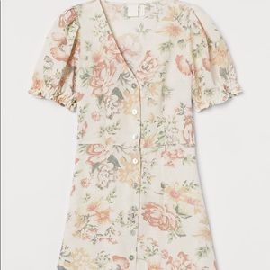 H&m puff sleeve dress